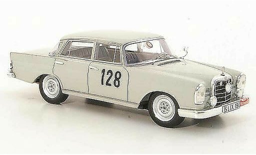 Mercedes 220 SE 1/43 Spark (W111) No.128 W.Schock / R.Moll Rally Monte Carlo 1960 diecast model cars