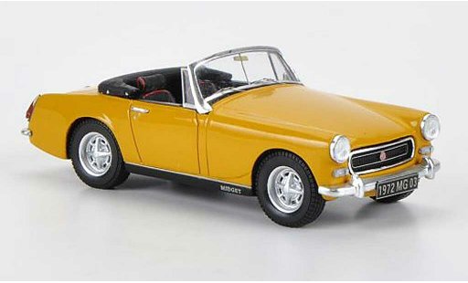 MG Midget 1972 1/43 Spark MK III yellow diecast model cars