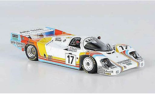 Porsche 956 1984 1/43 Spark No.17 Kremer T.Needell / D.Sutherland / R.French 24h Le Mans diecast model cars