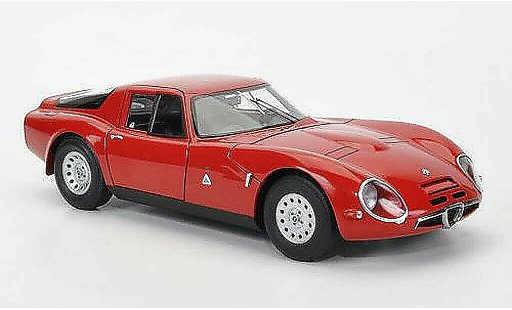 Alfa Romeo Giulia TZ2 1/18 Autoart red 1965 diecast model cars