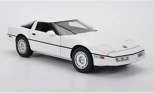 Chevrolet Corvette Coupe 1/18 Autoart C4 C4 white diecast model cars