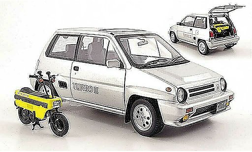 Honda City Turbo 1/18 Autoart II grey metallisee RHD 1983 diecast model cars
