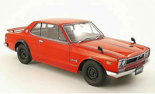 Nissan Skyline 2000 1/18 Autoart gt-r (kpgc 10) red 1969 diecast model cars