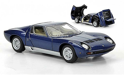 Lamborghini Miura SV 1/43 Autoart blue 1971 diecast model cars