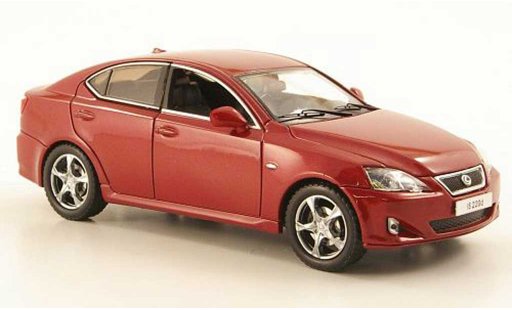 Lexus IS 220 1/43 J Collection d red 2008 diecast model cars