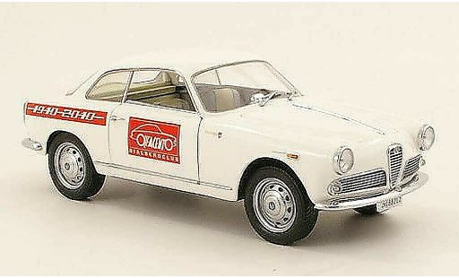 Alfa Romeo Giulietta sprint 1/18 Mini Miniera white 100 jahre alfa romeo bialberoclub 1965 diecast model cars