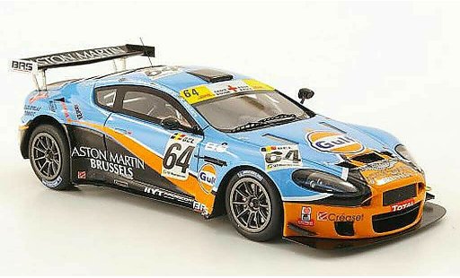 Aston Martin DBRS9 gt3 1/43 Spark No.64 Brussels Racing 24h Spa 2010 diecast model cars