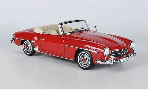 Mercedes 190 Base 1/18 Norev red 1957 diecast model cars