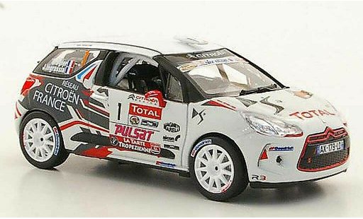 DS Automobiles DS3 R3 1/43 Norev No.1 S.Ogier / J.Ingrassia Rally du Var 2010 diecast model cars