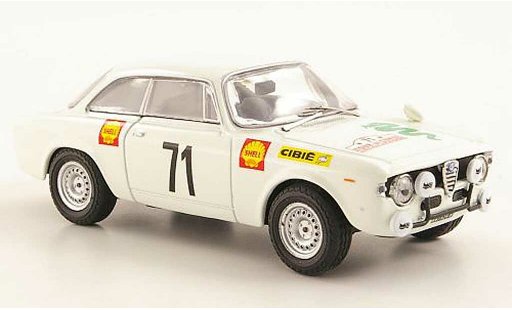 Alfa Romeo Giulia sprint gta 1/43 M4 1600 No.71 Tour de Corse 1969 diecast model cars