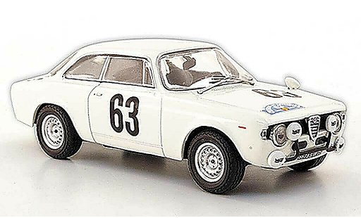 Alfa Romeo Giulia sprint gta 1/43 M4 1600 No.63 Bianchi/VIC Ciriterium de Cevennes 1965 diecast model cars