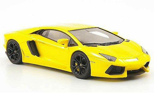 Lamborghini Aventador LP700-4 1/43 Look Smart yellow 2011 diecast model cars