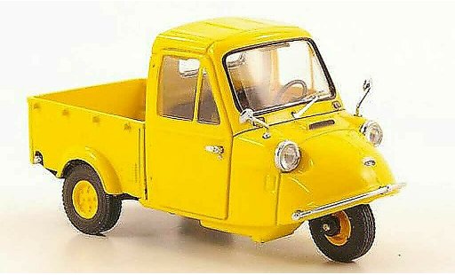 Daihatsu Tri-Mobile Fourgonnette 1/43 Ebbro yellow 1959 diecast model cars