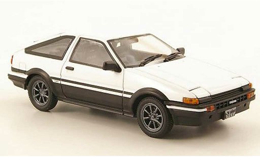 Toyota Trueno AE86 1/43 Ebbro Sprinter white/black diecast model cars