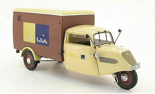 Tempo Hanseat Kasten 1/18 Minichamps van 100 ans kadewe 1952 diecast model cars