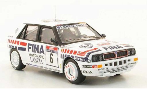 Lancia Delta HF Integrale 1/43 Hachette 16V No.6 FINA Tour de Corse 1990 diecast model cars