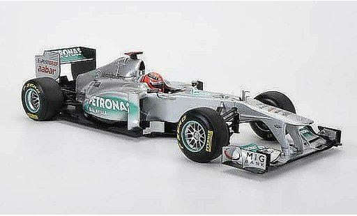 Mercedes F1 2011 1/18 Minichamps MGP W02 No.7 Petronas M.Schumacher Saison diecast model cars