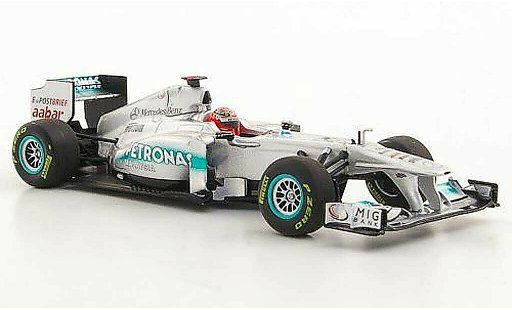 Mercedes F1 2011 1/43 Minichamps GP W02 No.7 Petronas M.Schumacher -Saison diecast model cars