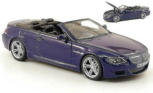 Bmw M6 Cabriolet 1/43 Kyosho E64 M blue 2006 diecast model cars