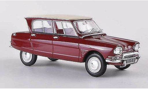 Citroen Ami 6 Berline 1/43 Norev red/white 1961 diecast model cars
