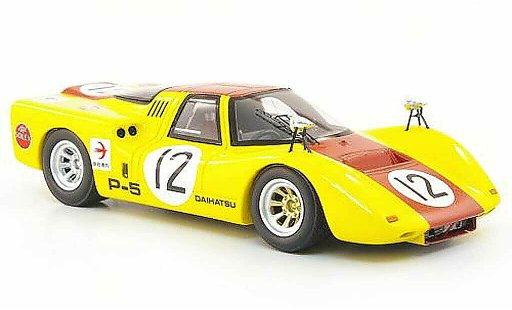 Daihatsu P-5 course 1/43 Ebbro No.12 yellow/red GP Japan 1968 diecast model cars