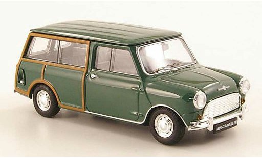 Austin Mini countryman 1/43 Ebbro Morris Morris Traveller green RHD 1960 diecast model cars
