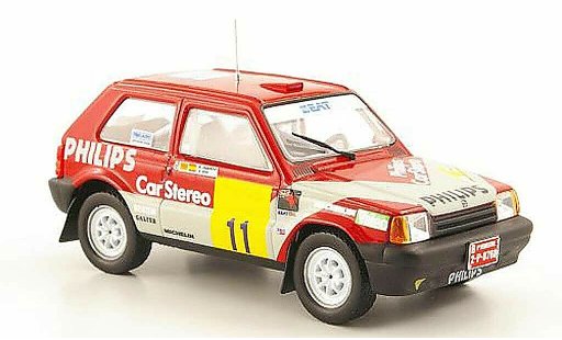 Seat Marbella Base 1/43 Hachette Proto No.11 Philips Rally de Tierra de Aviles 1988 diecast model cars