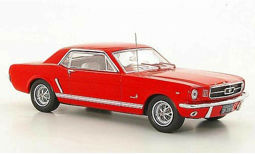 Ford Mustang Hardtop 1/43 Premium X red diecast model cars