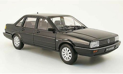 Volkswagen Santana Base 1/18 Welly black 1986 diecast model cars