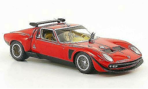 Lamborghini P400 Jota 1/43 Kyosho SVR red diecast model cars