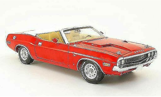Dodge Challenger 1970 1/18 Greenlight r/t convertible red diecast model cars