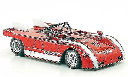 Abarth 2000 Sport Spider 1/43 Hachette (SE021) red 1971 diecast model cars