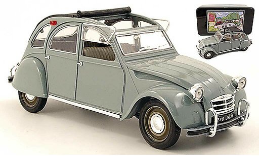 Citroen 2CV Berline 1/18 Solido grey 1966 diecast model cars