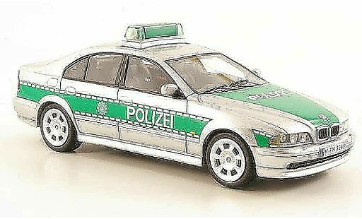 Bmw 530 police 1/43 Neo i (E39) grey /green 2002 diecast model cars