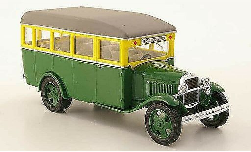Gaz 03-30 Base 1/43 Nash Avtoprom green/yellow/grey diecast model cars