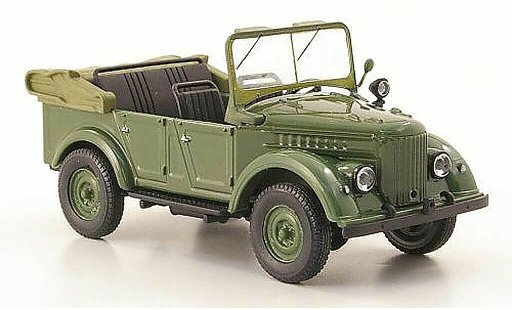 Gaz 69A Ouvert 1/43 Nash Avtoprom olivgreen open diecast model cars