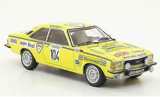 Opel Commodore B 1/43 Schuco GS/E No.104 Lyding/Klemenz Rally Monte Carlo 1976 diecast model cars