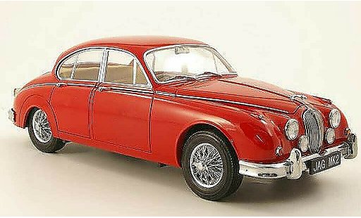Jaguar MK 2 1/18 Model Icons 3.8 red rhd 1962 diecast model cars