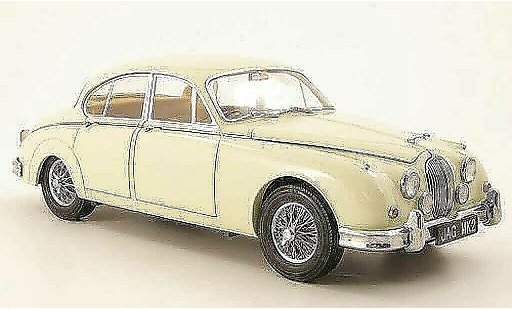 Jaguar MK 2 1/18 Model Icons 3.8 white rhd 1962 diecast model cars