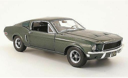 Ford Mustang Bullitt 1/18 Greenlight gt green 1968 diecast model cars