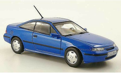 Opel Calibra V6 1/43 Hachette blue (ohne Magazin) 1993 diecast model cars