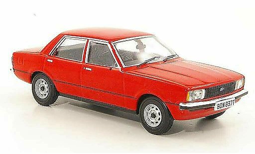 Ford Cortina 1.6L 1/43 Vanguards MkIV red RHD diecast model cars