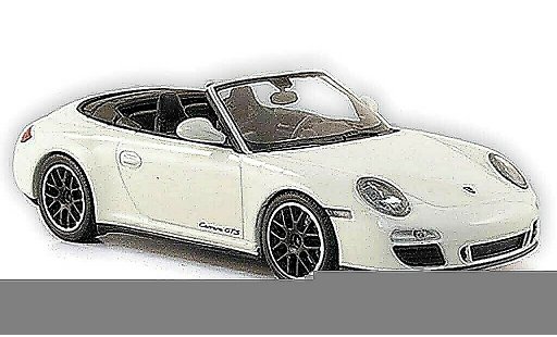 Porsche 911 GTS 1/43 Minichamps Carrera Convertible white 2011 diecast model cars