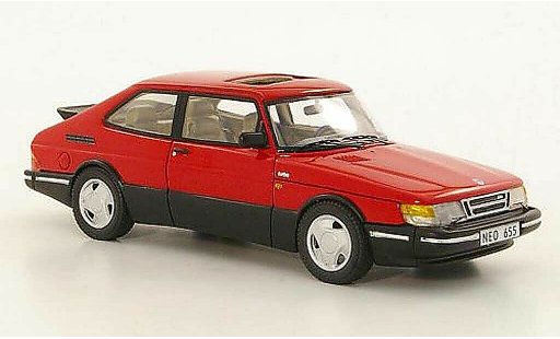 Saab 900 Turbo 1/43 Neo 16S Aero red 1992 diecast model cars