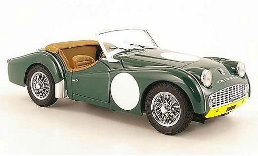 Triumph TR3 A 1/18 Kyosho Racing green RHD diecast model cars
