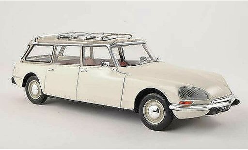 Citroen DS 21 1/18 Norev Estate white/grey 1970 diecast model cars