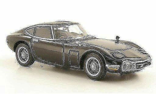 Toyota 2000 GT 1967 1/43 Ebbro black diecast model cars