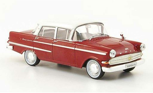 Opel Kapitan P2.6 1/43 Hachette red/white (ohne Magazin) 1961 diecast model cars