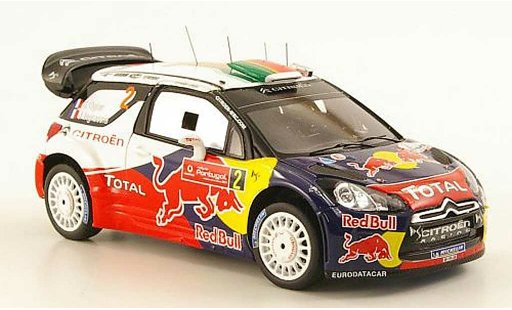 DS Automobiles DS3 WRC 2011 1/43 Spark No.2 Red Bull Rally Portugal diecast model cars