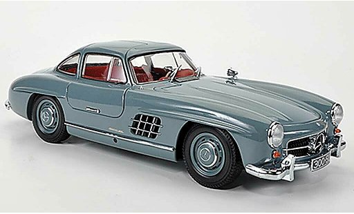 Mercedes 300 Base 1/18 Minichamps (W198 l) grey 1954 diecast model cars